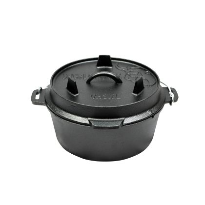 Forno olandese in ghisa senza piedini da 3,8 Lt.