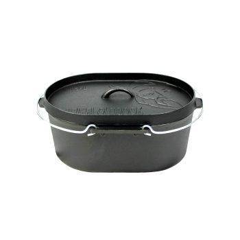 FORNO OLANDESE IN GHISA OVALE 9 LT SENZA PIEDINI