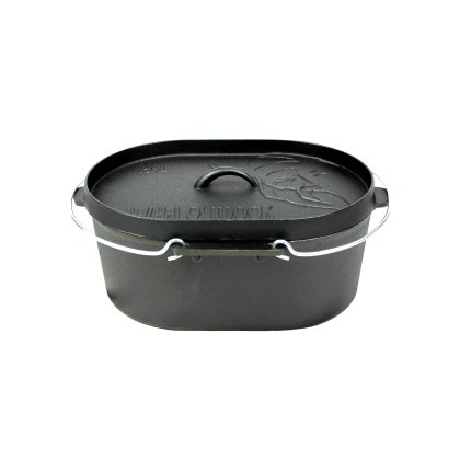 FORNO OLANDESE IN GHISA OVALE 9 LT SENZA PIEDINI