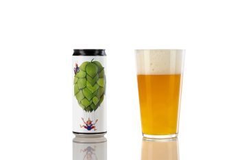 Birra Oltremondo Hoppela in lattina da 330 Ml.