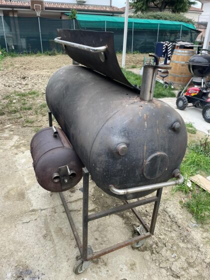Offset Barbecue a legna usato - immagine 4