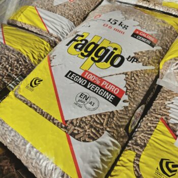 Pellet Faggio Up Classe A1 EN PLUS Kg. 15 bancale da 144 sacchi